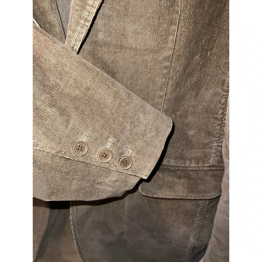 Armani Exchange A|X Corduroy Sport Coat Blazer Casual Jacket Medium Camel Brown